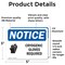 Signmission 3.5 in Height, 5 in Width, Vinyl Decal, Rectangle OS-2PACK-NS-D-35-L-10857 - alternate 2